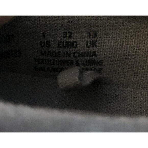 Grey Plush Velour Slip Ons Size 1 - Picture 6 of 6